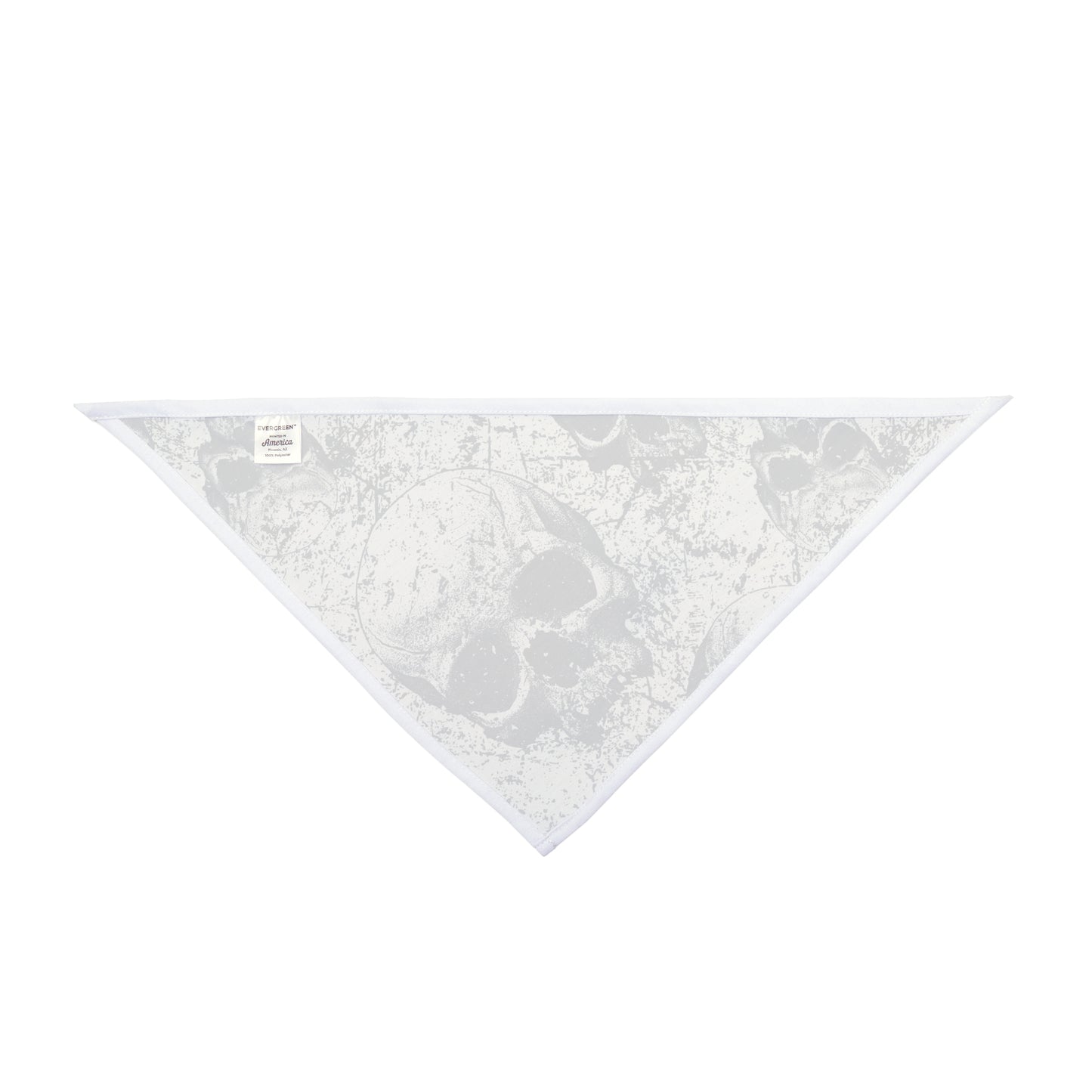 Pet Bandana Halloween Skull Print