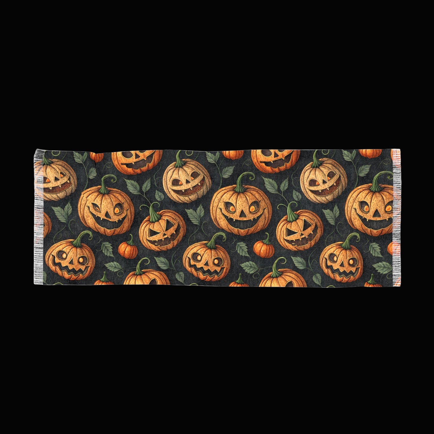 Match Your Pet! Light Scarf - Halloween Pumpkin Theme