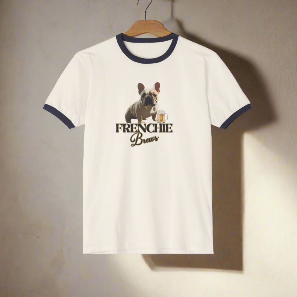Vintage French Bulldog Ringer T-Shirt