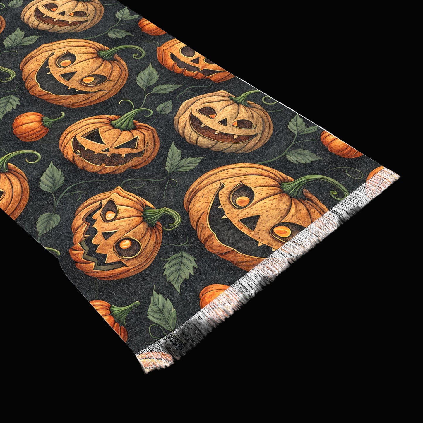 Match Your Pet! Light Scarf - Halloween Pumpkin Theme