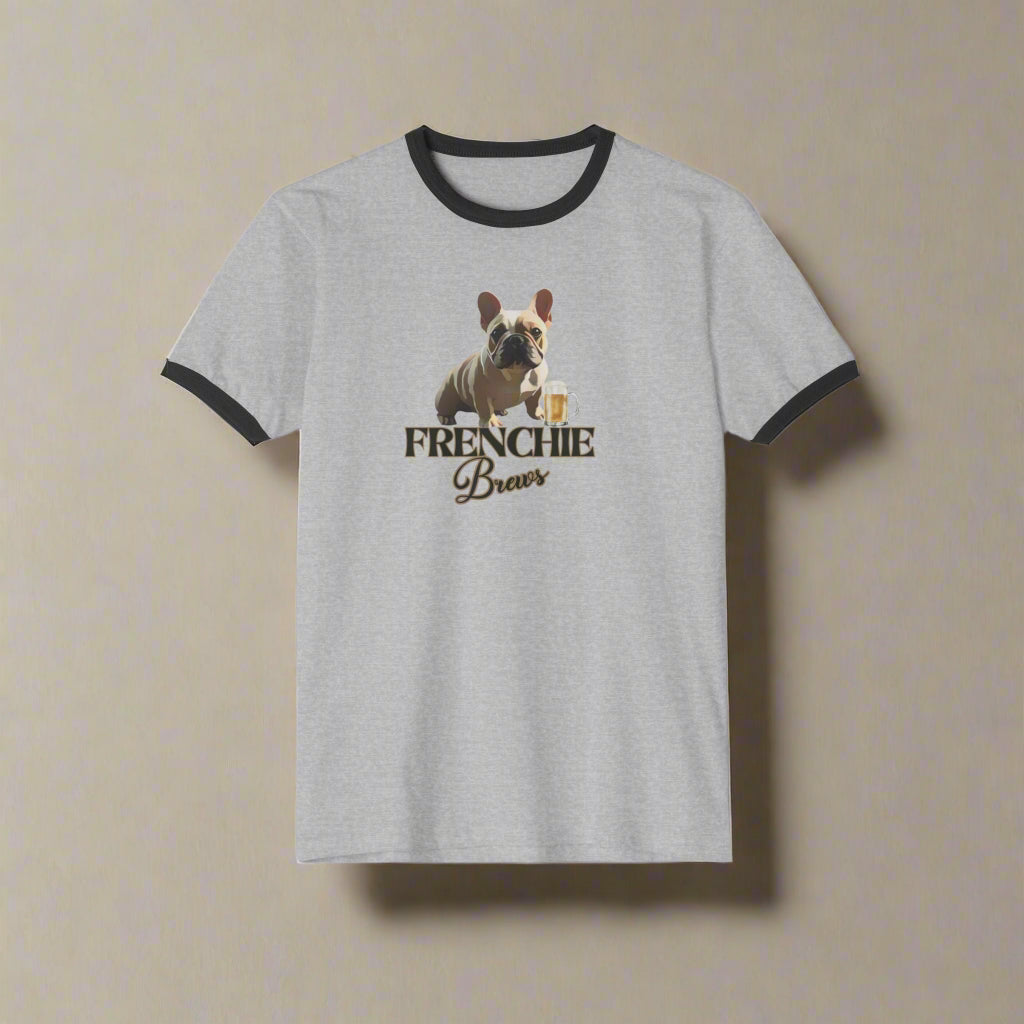 Vintage French Bulldog Ringer T-Shirt