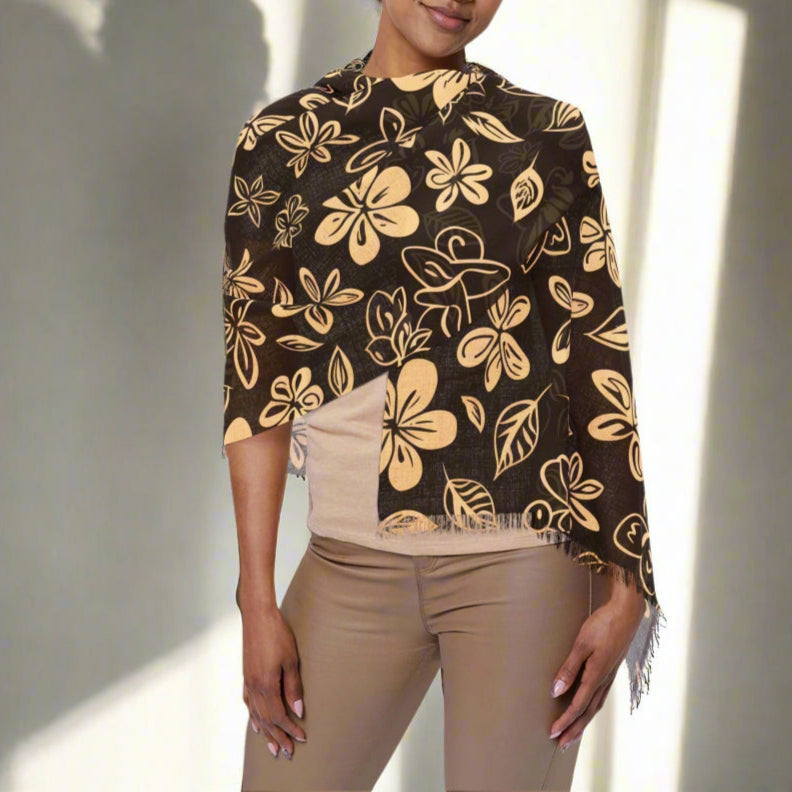 Match your Pet! -Elegant Floral Light Scarf