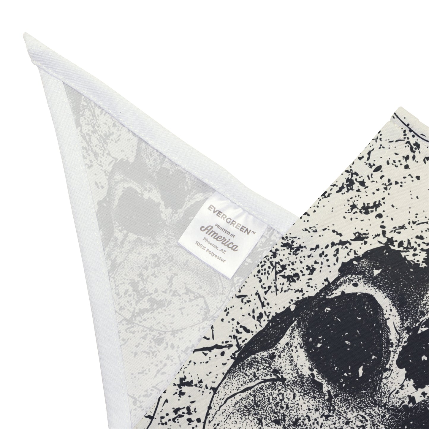 Pet Bandana Halloween Skull Print