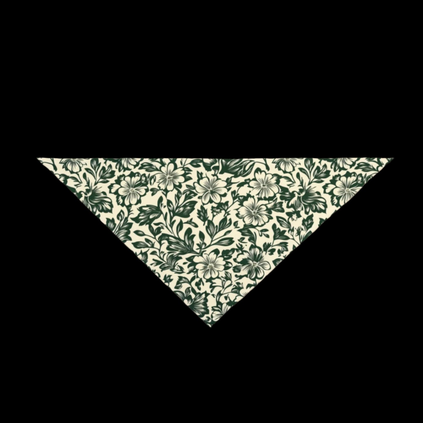 Chic Floral Pet Bandana for Stylish Dogs