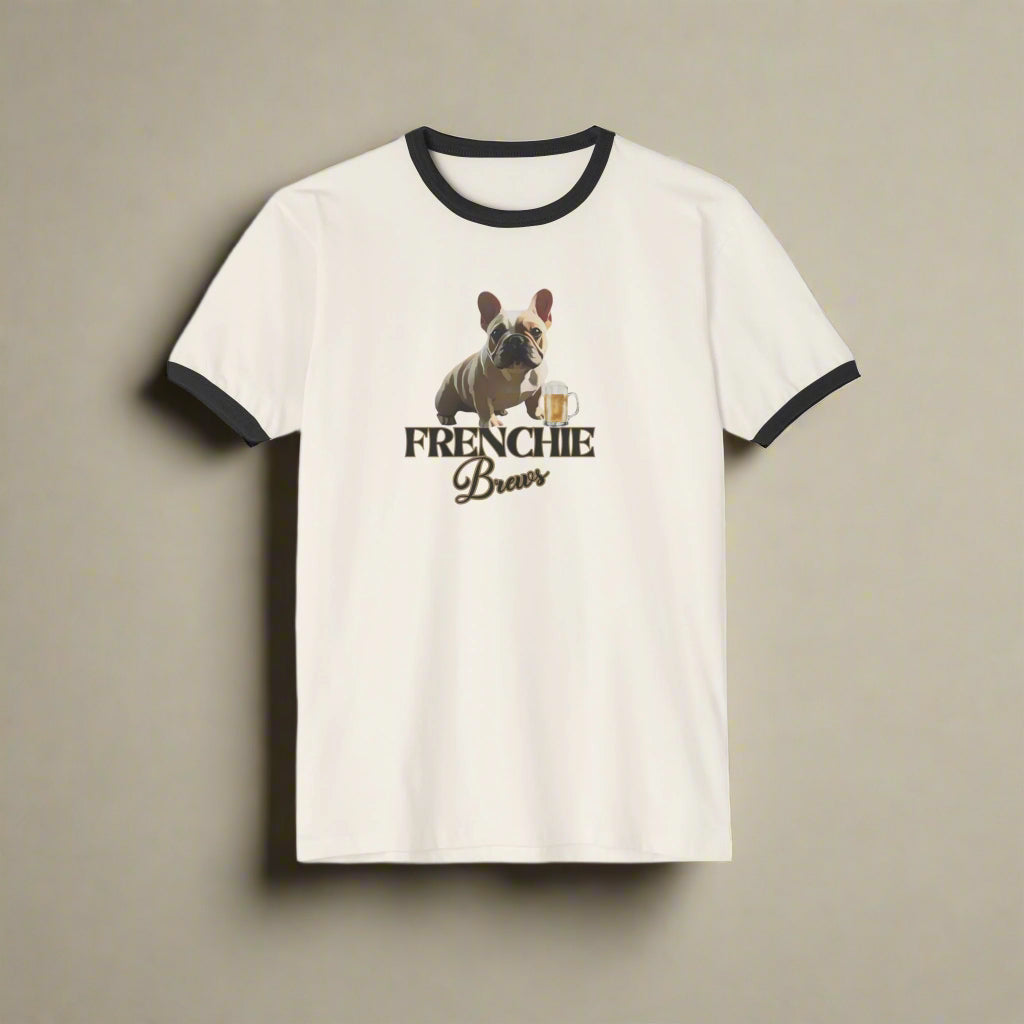 Vintage French Bulldog Ringer T-Shirt