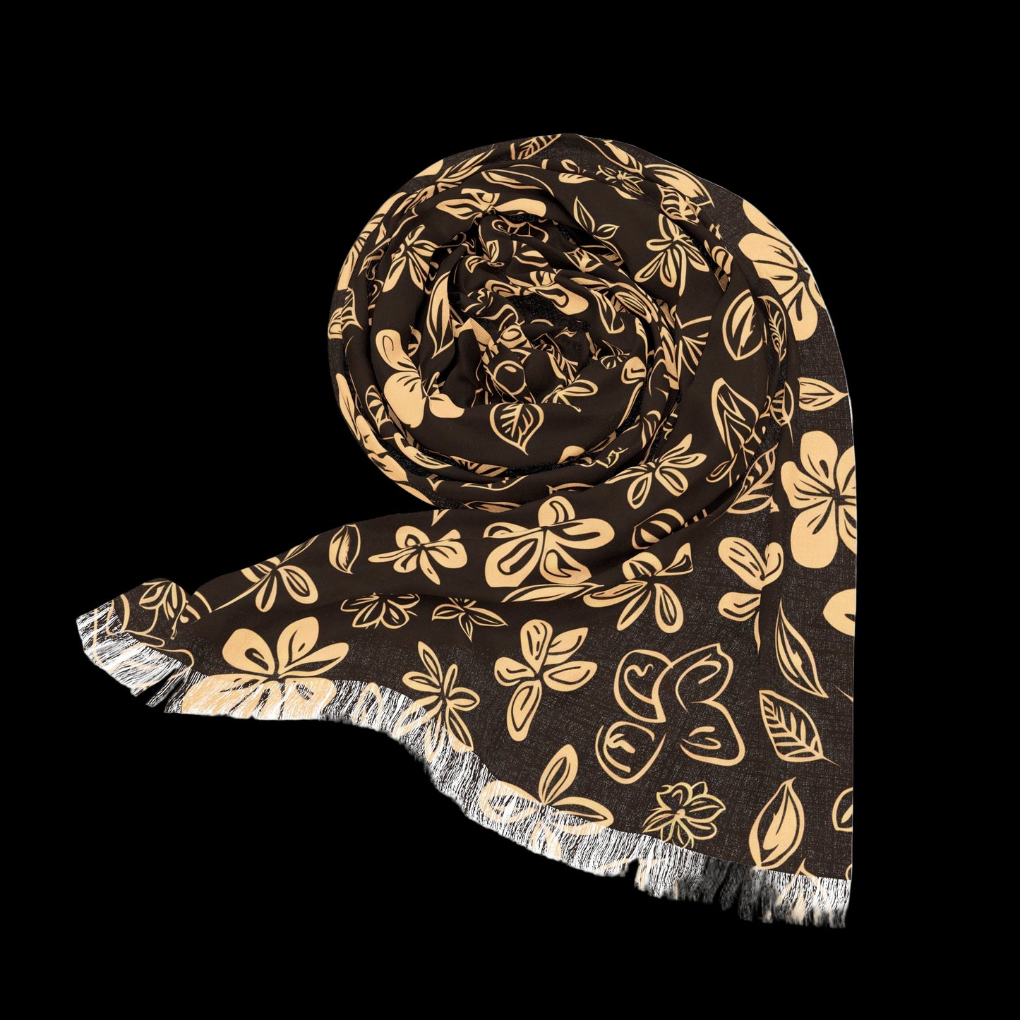 Match your Pet! -Elegant Floral Light Scarf