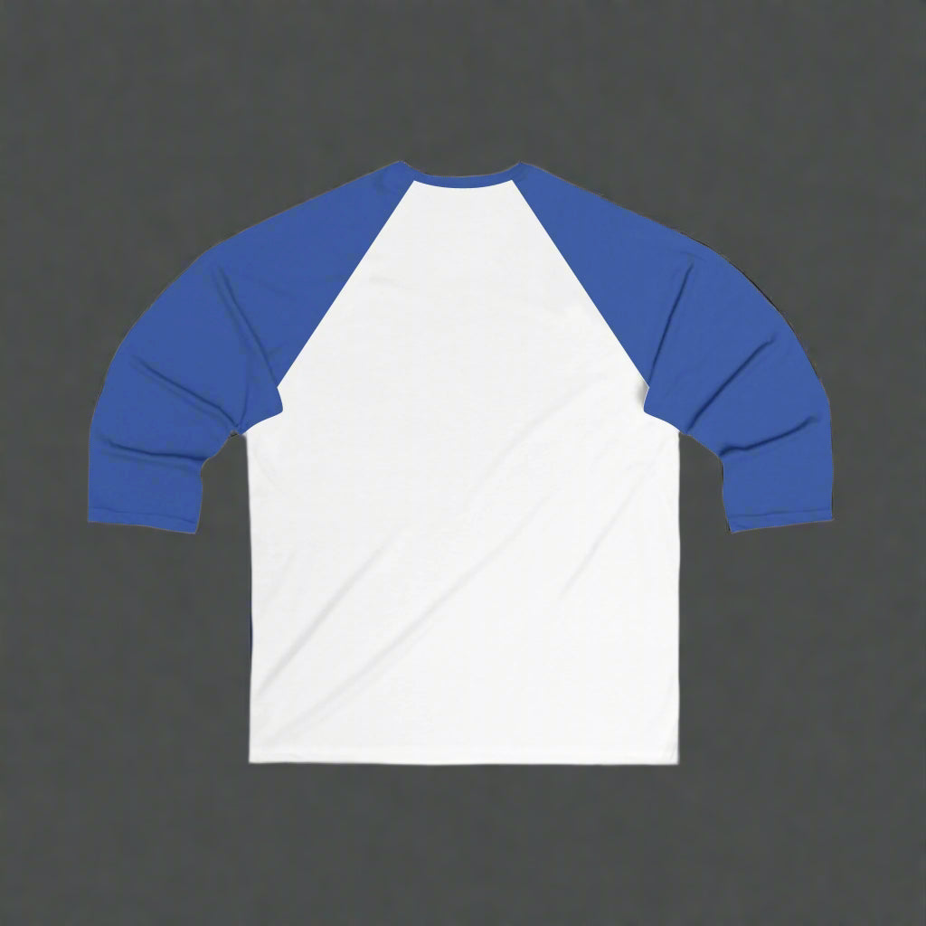 Unisex 3\4 Sleeve Baseball Tee, Beer, French Bulldog