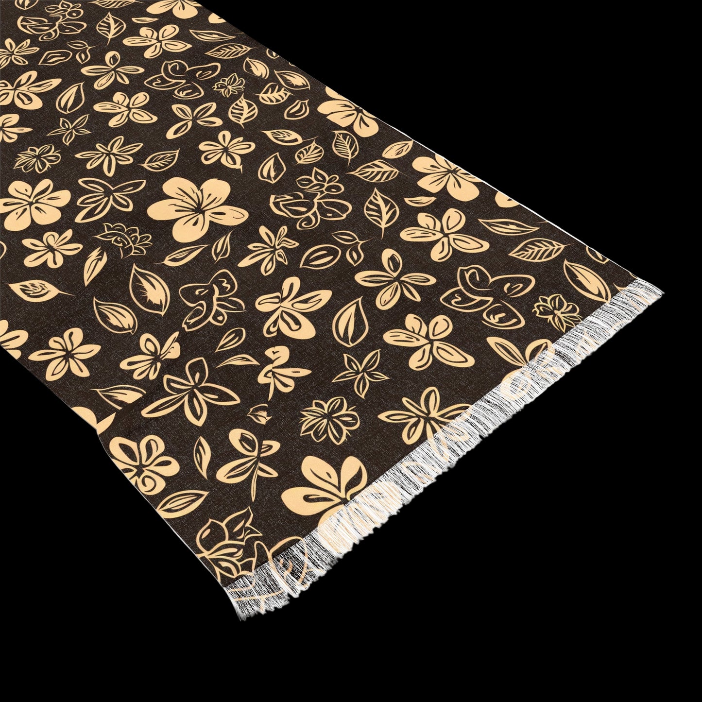 Match your Pet! -Elegant Floral Light Scarf