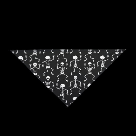 Pet Bandana Halloween Skeleton