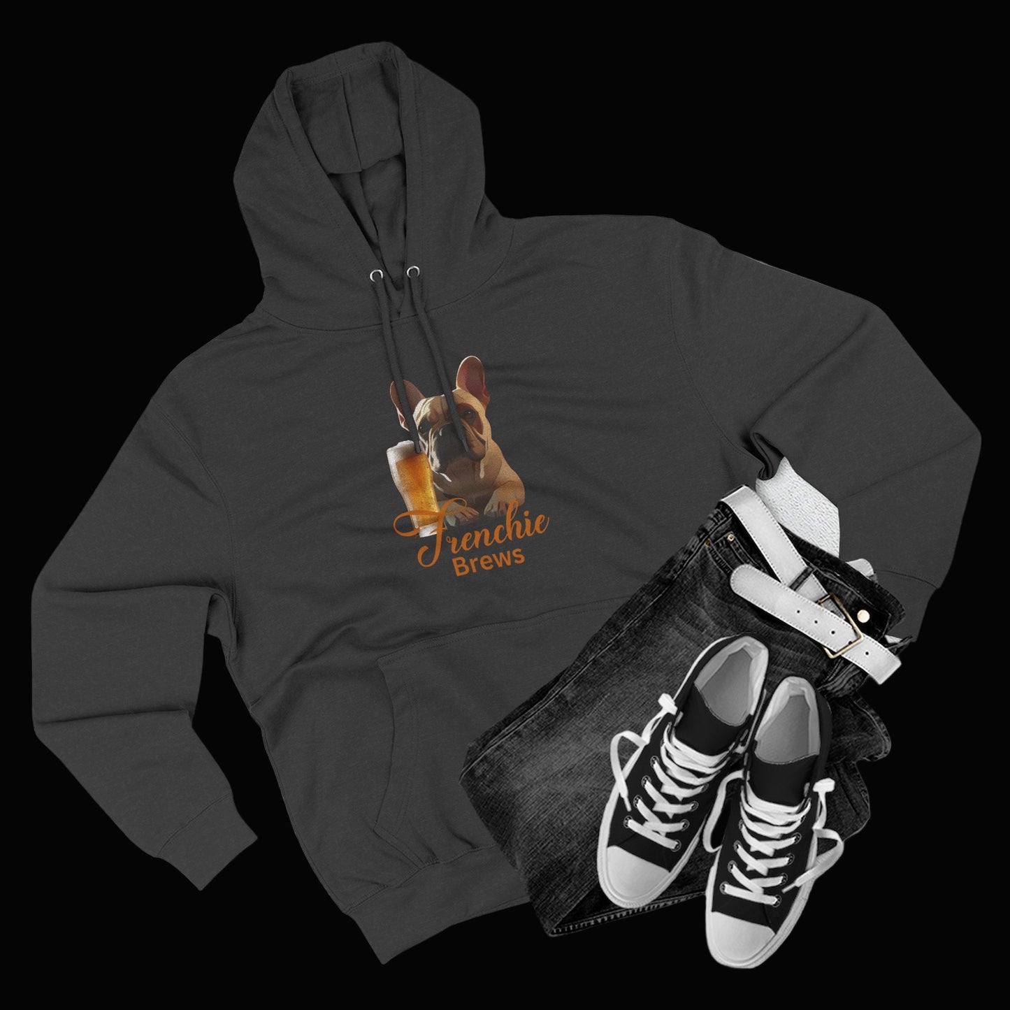 Three-Panel Fleece Hoodie