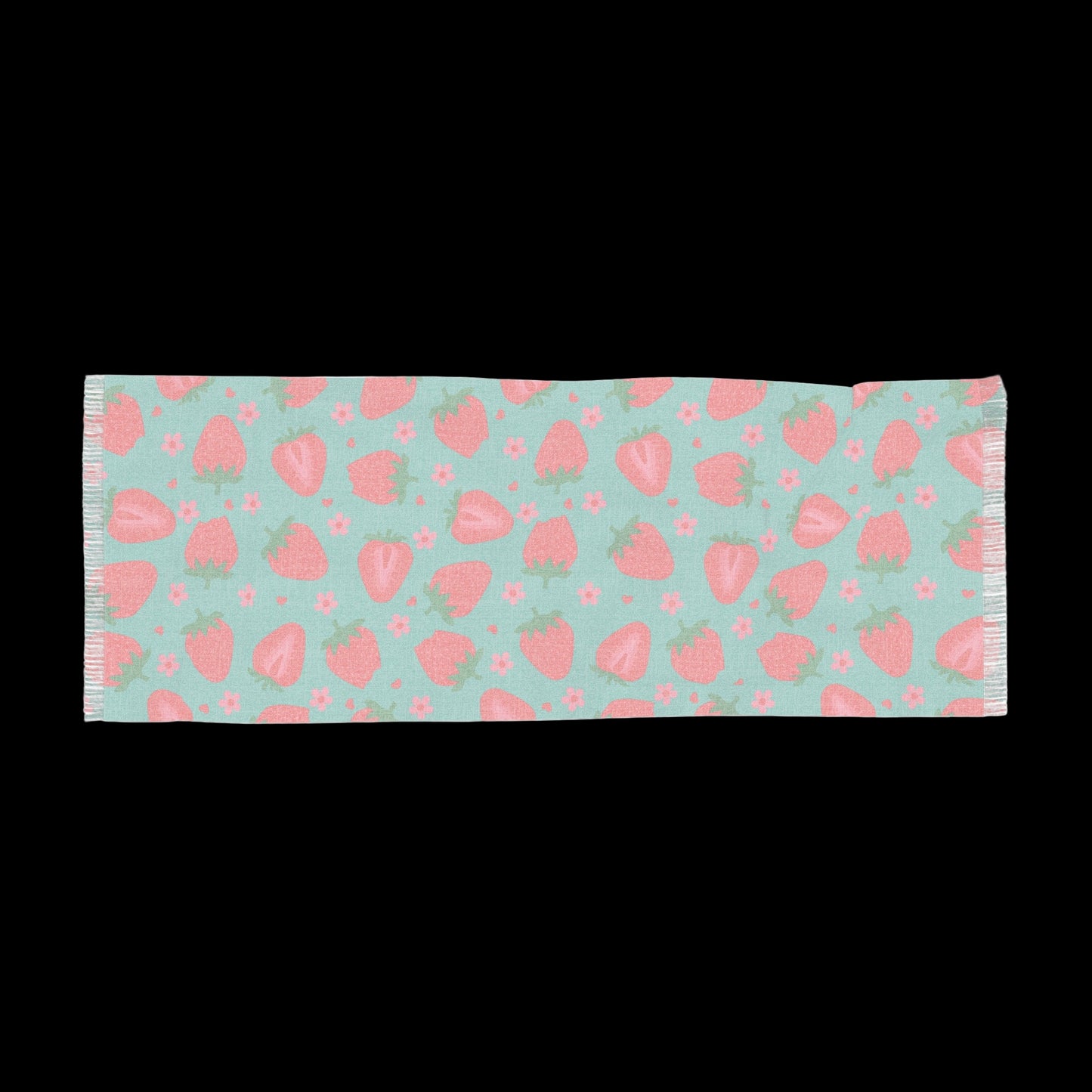 Match Your Pet! Strawberry Pattern Light Scarf