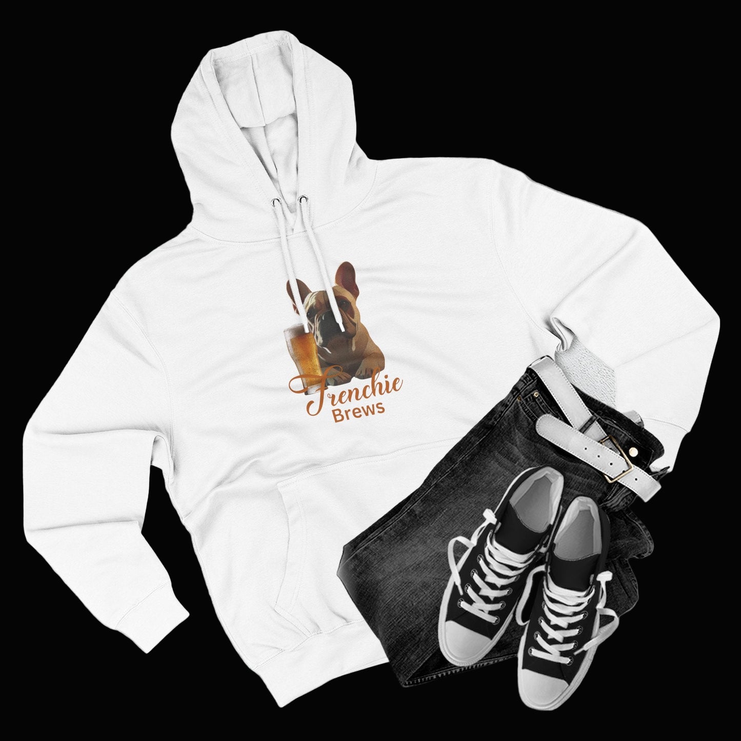 Three-Panel Fleece Hoodie