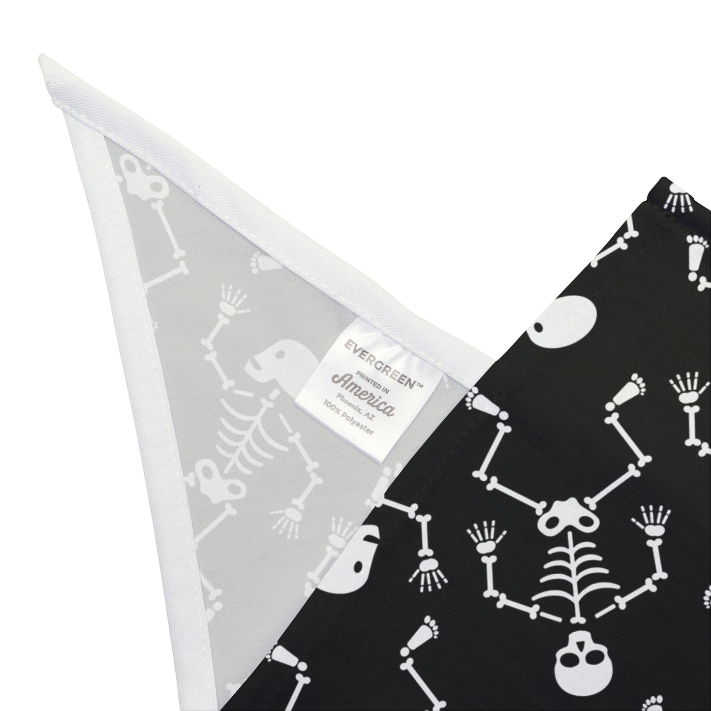 Pet Bandana Halloween Skeleton