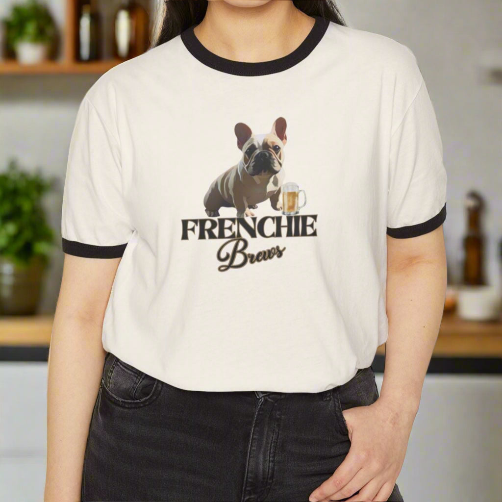 Vintage French Bulldog Ringer T-Shirt