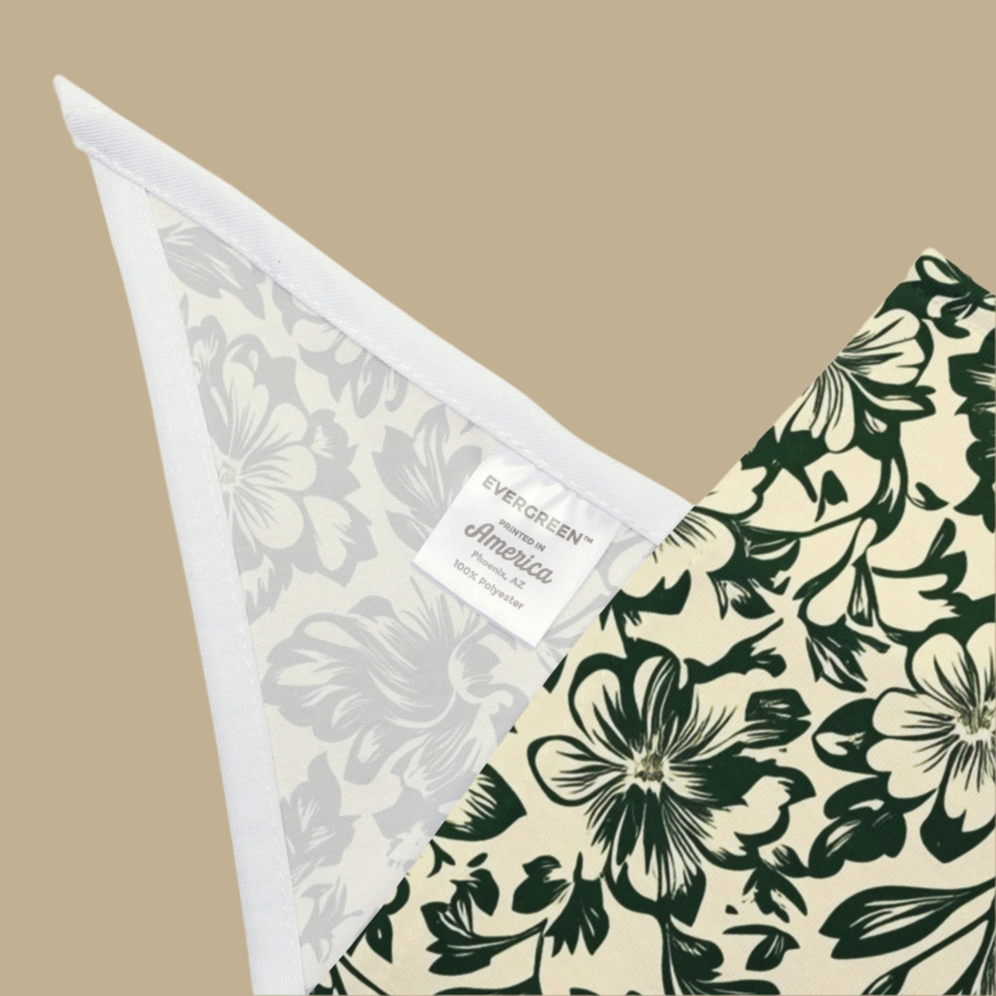 Chic Floral Pet Bandana for Stylish Dogs