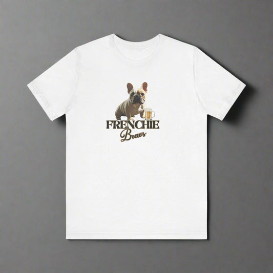 French Bulldog Unisex Tee - Dog Mom Dog Dad Beer Lovers Shirt