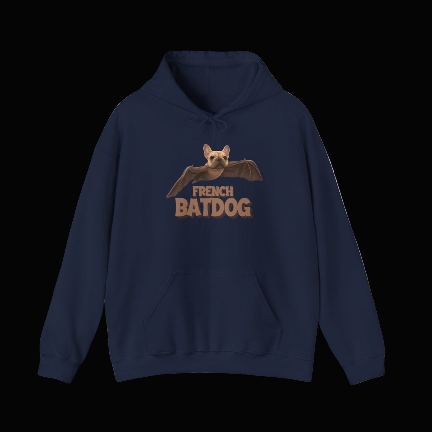 Batdog French Bulldog Halloween Hoodie - Spooky Season Funny Sweatshirt