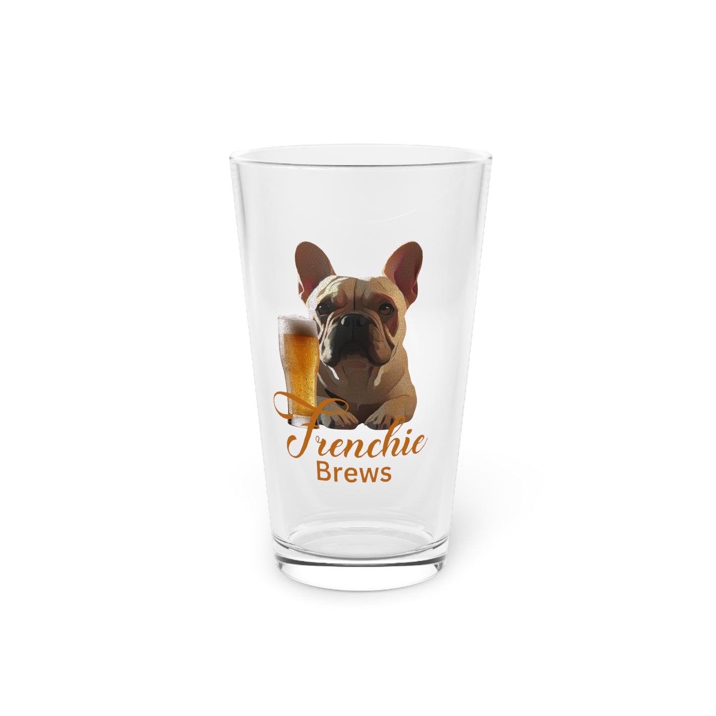 Pint Glass French Bulldog Beer Lover Gift