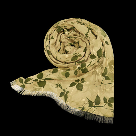 Match Your Pet! Light Floral Scarf