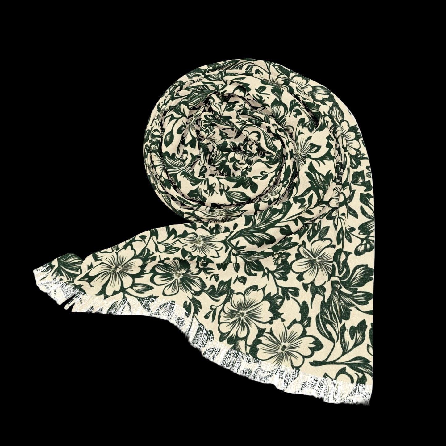 Match Your Pet! Light Floral Scarf