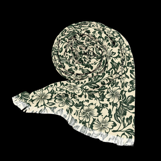 Match Your Pet! Light Floral Scarf