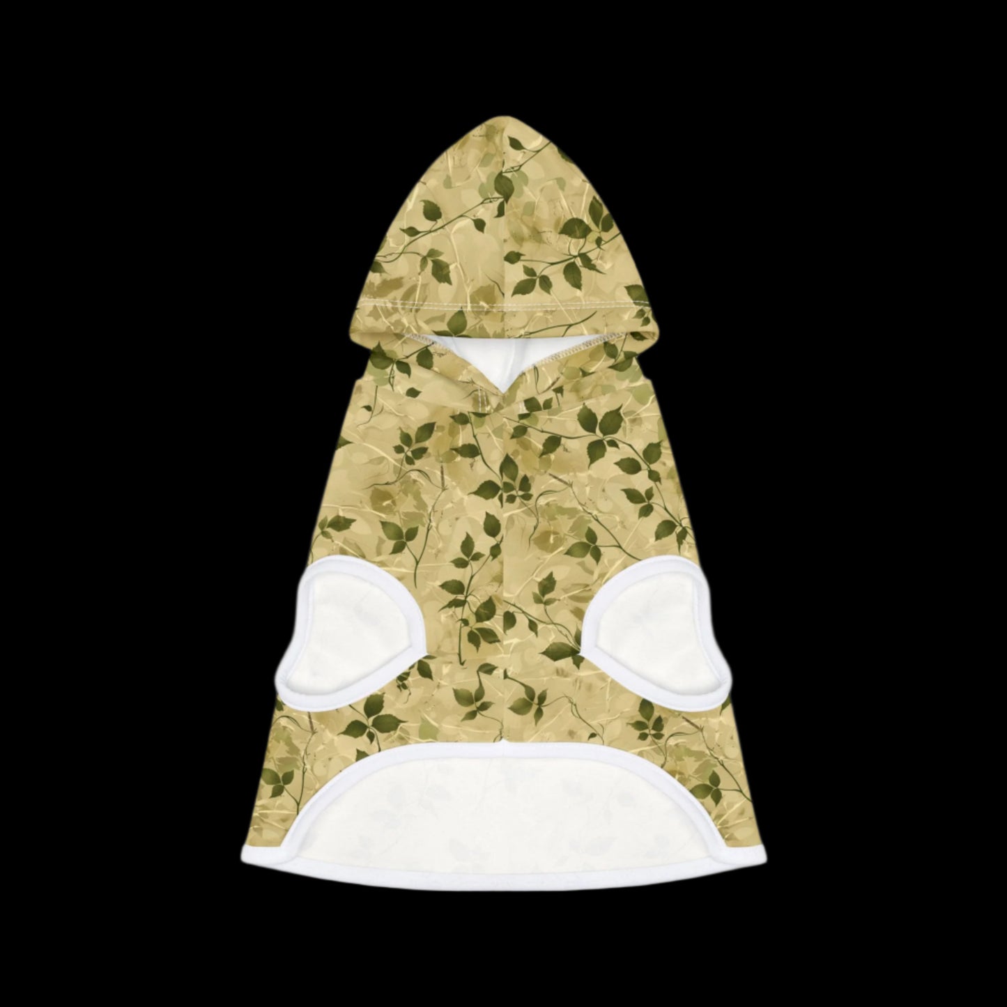 Nature-Inspired Pet Hoodie for Stylish Pets, Dog Fashion, Flower Pattern, Spring Pet Wear, Outdoor Adventure Clothing, Gift for Pet Lovers