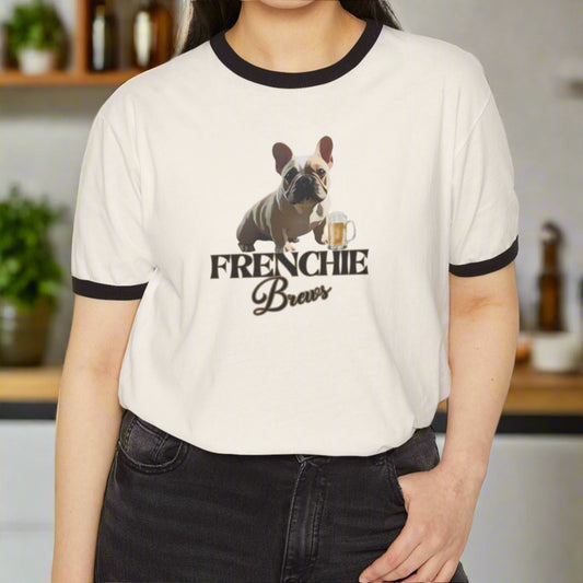 Vintage French Bulldog Ringer T-Shirt