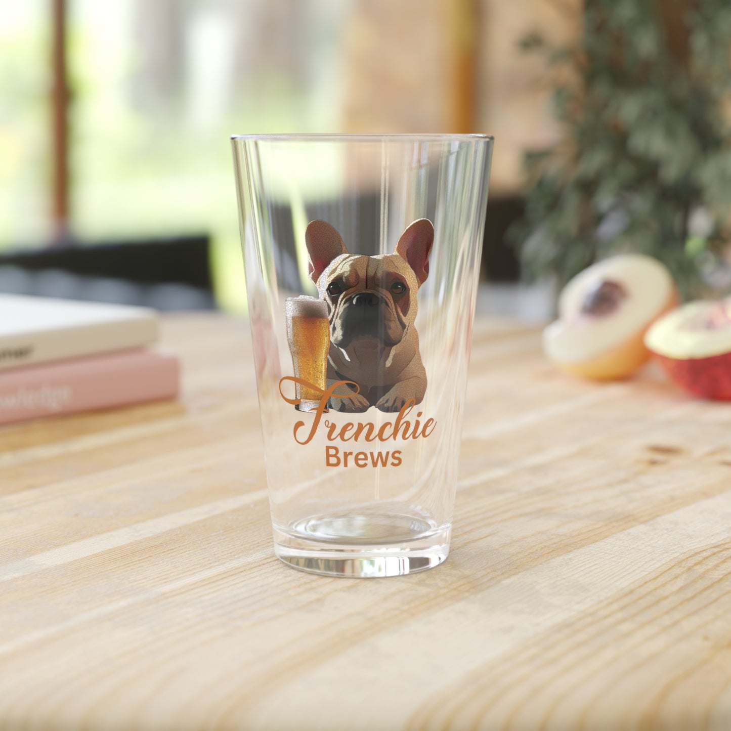 Pint Glass French Bulldog Beer Lover Gift